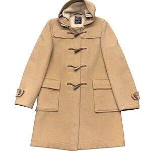 Gloverall Vintage Original English Duffle Coat Beige Made in England Size 38